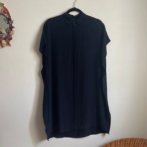 NWT All Saints “Thea” shirtdress dark navy